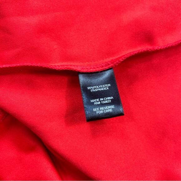 Sugar and Spliced keyhole bust a line little red dress, size xs - Picture 8 of 9